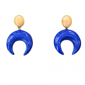 ORECCHINI LUNA ROVESCIATA