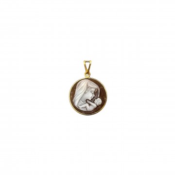 CIONDOLO CAMMEO MADONNA CON...