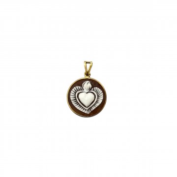 CIONDOLO CAMMEO CUORE SACRO