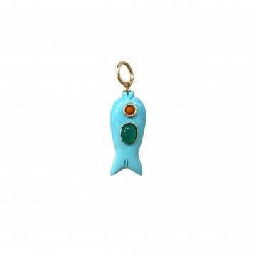PESCE TURCHESE DOPPIA PIETRA