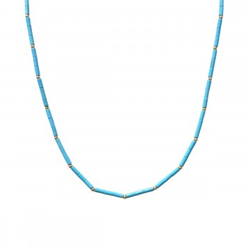 COLLANA TURCHESE E ORO