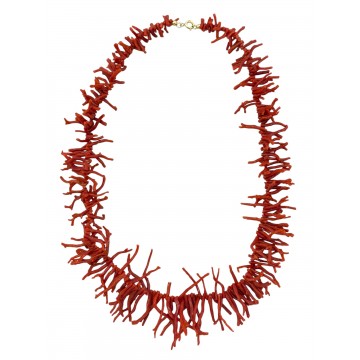 COLLANA FRANGE CORALLO
