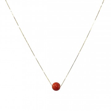 GIROCOLLO SFERA CORALLO ORO